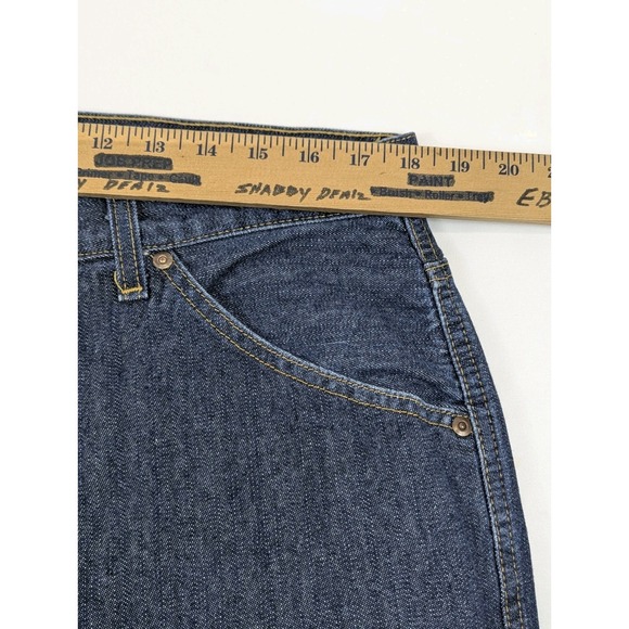 Ralph Lauren C-5 Polo Jeans Mens 36x32 Blue Denim Carpenter Dark Wash - Picture 9 of 12
